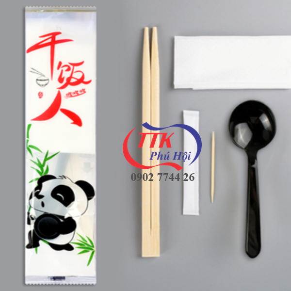 In bao combo dụng cụ ăn cá nhân