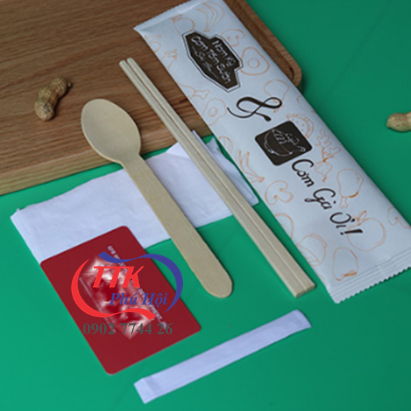 In bao set muỗng đũa tăm dùng 1 lần