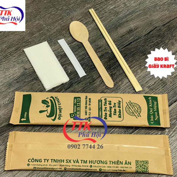 In bao set muỗng đũa tăm dùng 1 lần