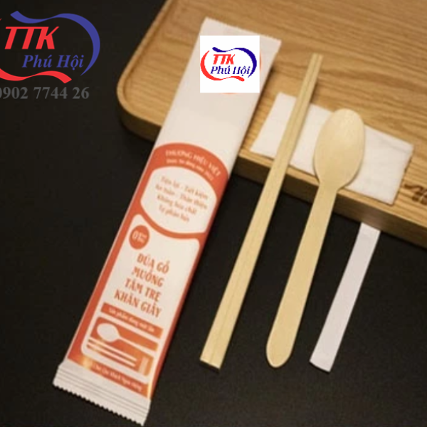 In bao set muỗng đũa tăm dùng 1 lần
