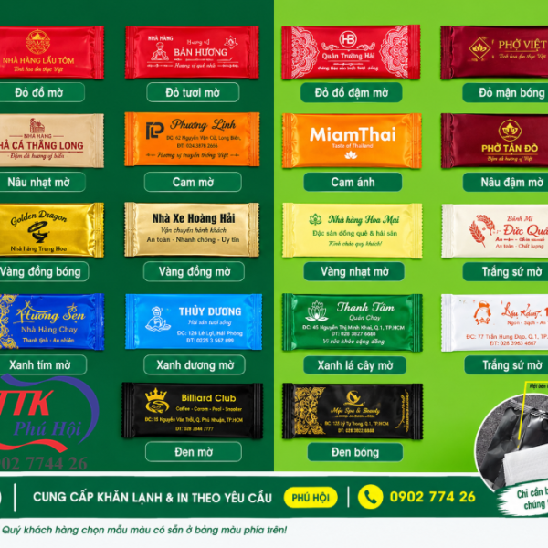 Khăn lạnh giá rẻ tại tp HCM