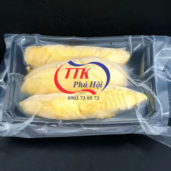 Khay đế đen đựng sầu riêng
