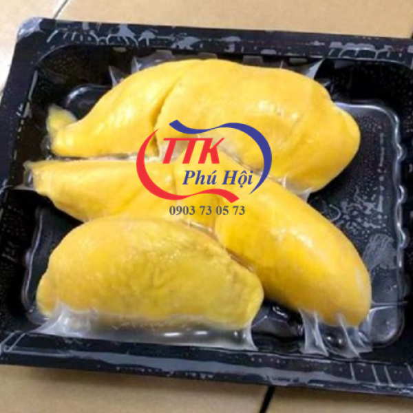 Khay đế đen đựng sầu riêng