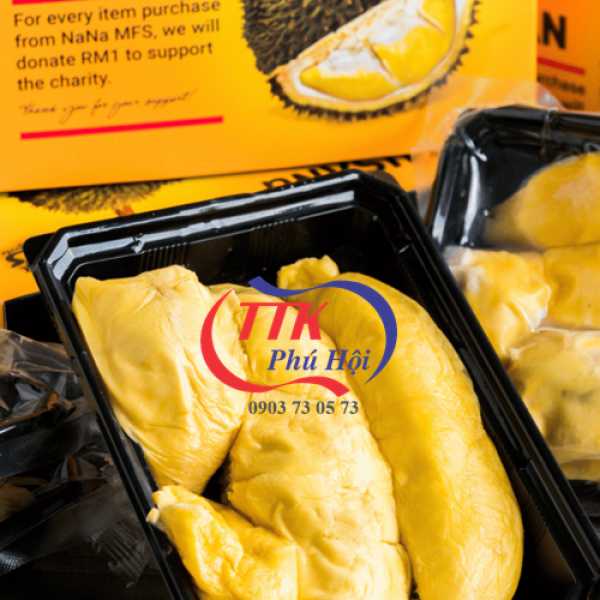 Khay đựng sầu riêng nắp trong