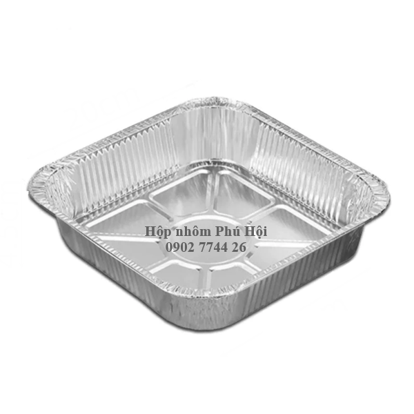 Khay nhôm vuông lót nồi chiên không dầu 1200ml