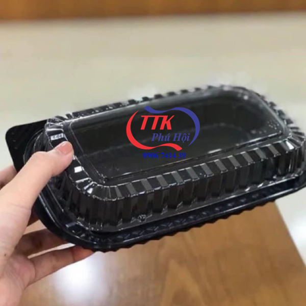 Khay nhựa đựng cơm 1 ngăn JBHT17