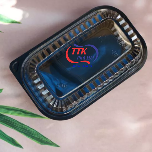 Khay nhựa đựng cơm 1 ngăn JBHT17