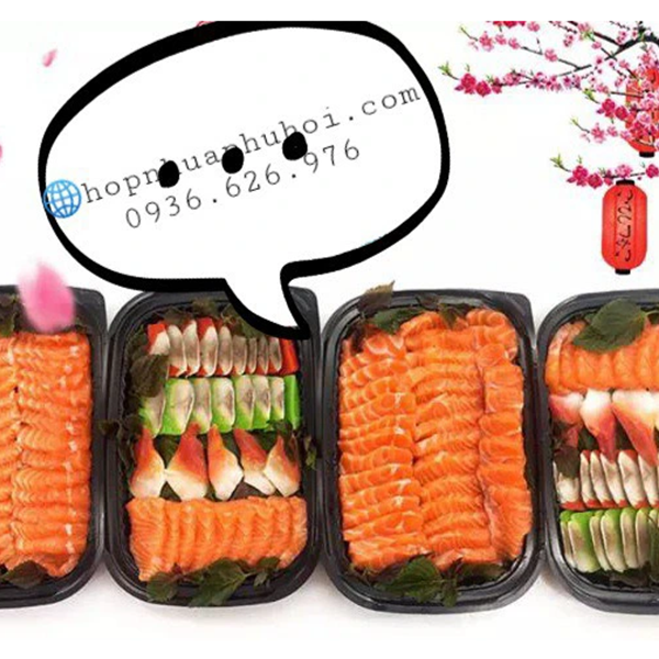 Khay nhựa đựng cơm 1 ngăn lớn JBHT203