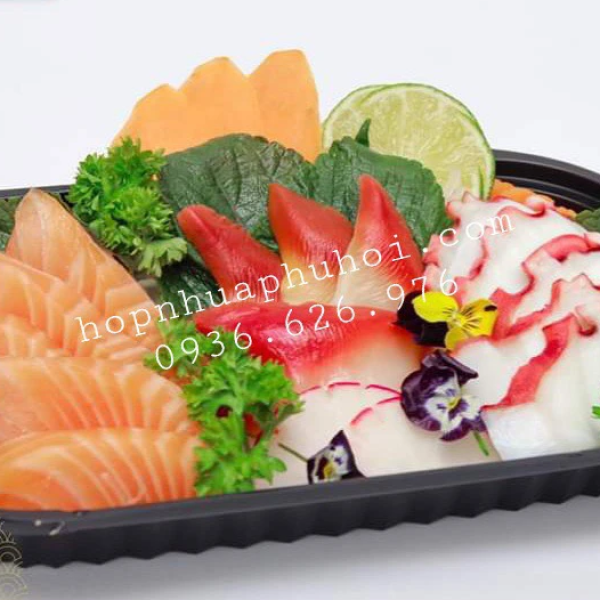 Khay nhựa đựng cơm 1 ngăn lớn JBHT203