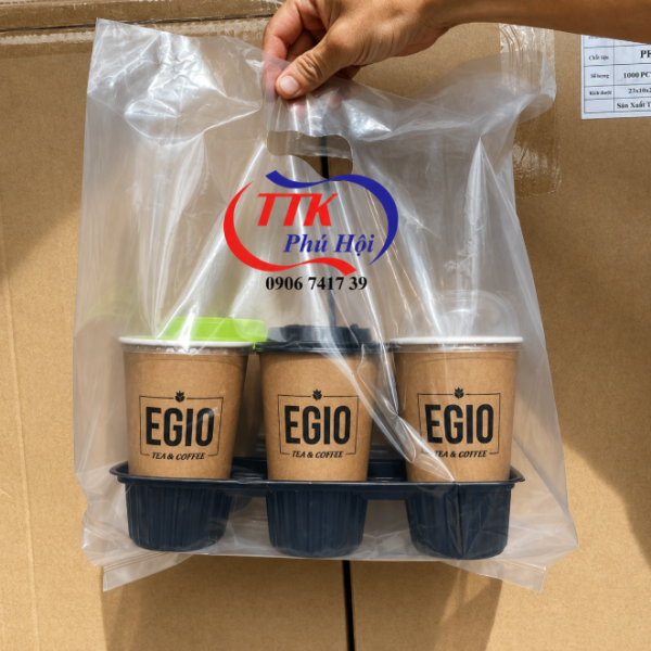 Khay nhựa đựng ly 6 ô