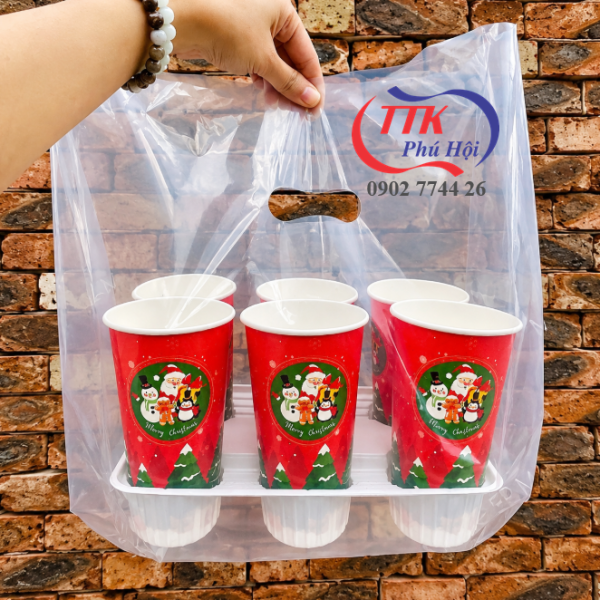 Khay nhựa đựng ly 6 ô trong