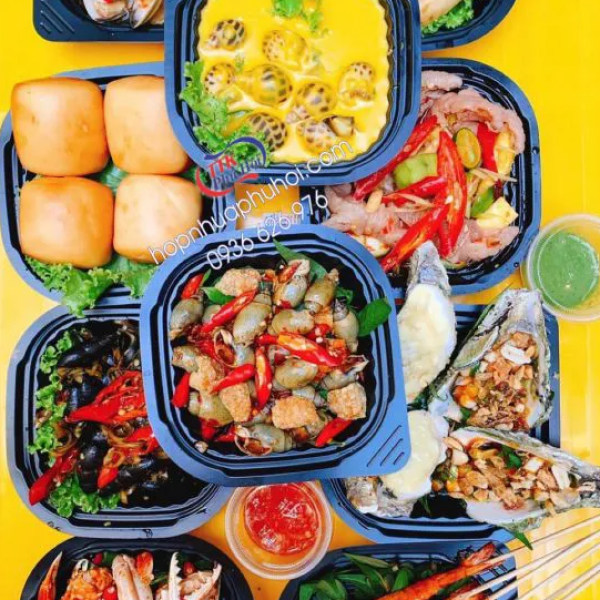 Khay nhựa đựng thực phẩm 1 ngăn JBHT12