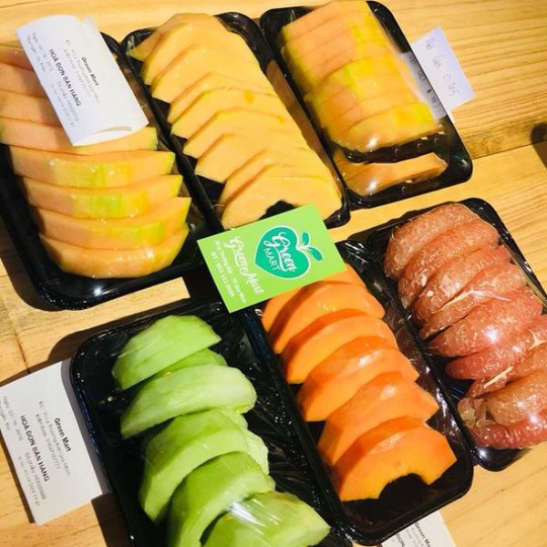 Khay nhựa đựng trái cây, sushi, hải sản... HD-M40