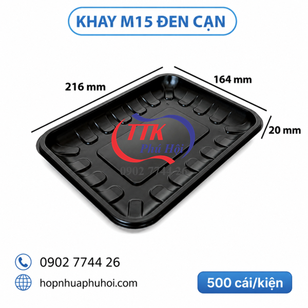 Khay nhựa đựng trái cây, sushi, hải sản... HD05