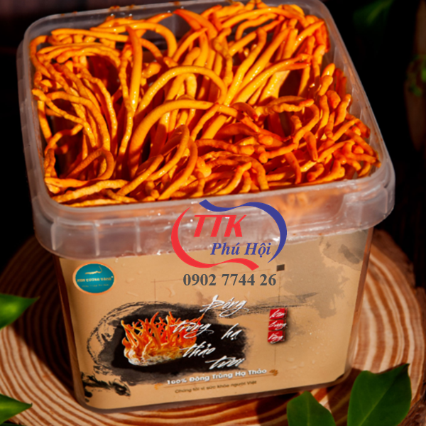 Thố nhựa vuông đựng đông trùng