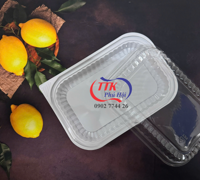 Hộp đế trắng đựng các loại xôi mặn, xôi gà, xôi chà bông
