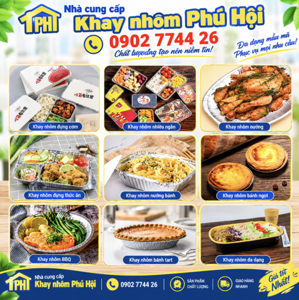 Hộp nhôm đựng thực phẩm