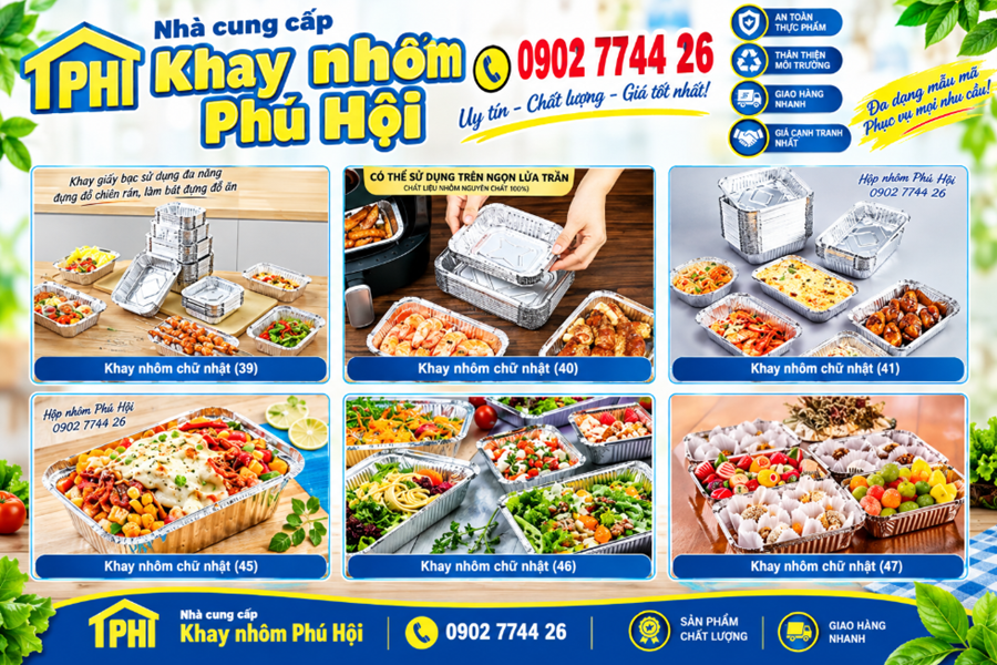 Hộp nhôm đựng thực phẩm