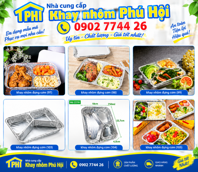 Hộp nhôm đựng thực phẩm
