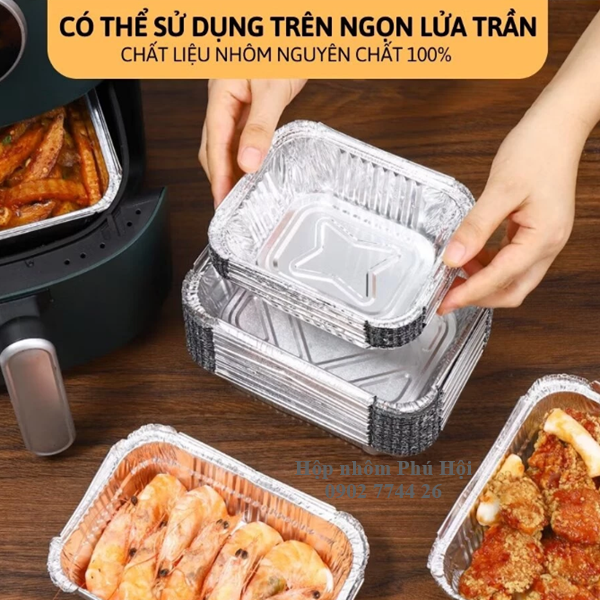 hộp nhôm, khay nhôm đựng thực phẩm 5000ml