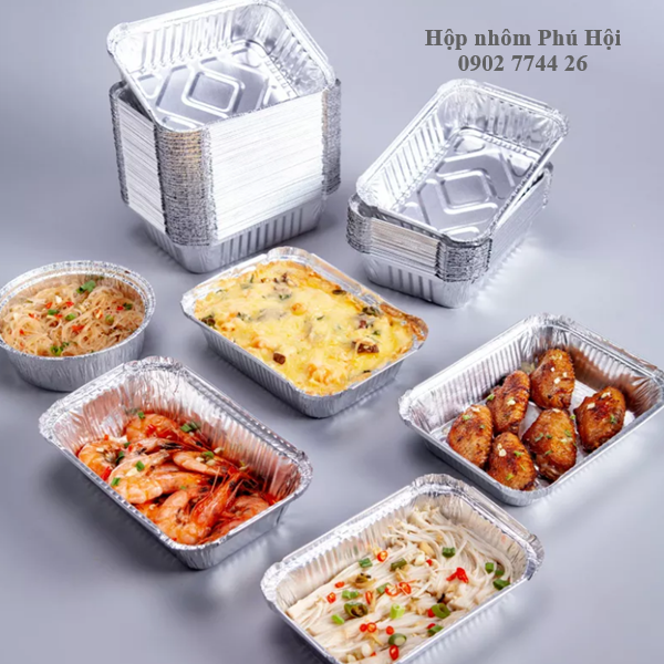 hộp nhôm, khay nhôm đựng thực phẩm 5000ml