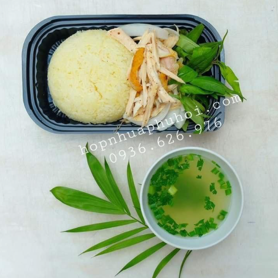 Hộp nhựa 1 ngăn HT17 đựng cơm phần, cơm chiên