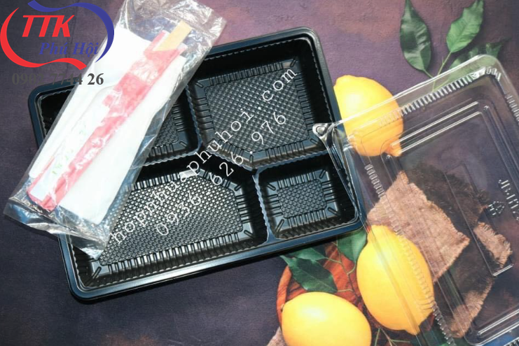 Hộp nhựa 4 ngăn JB25