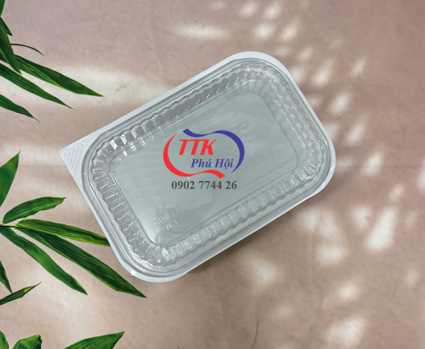 Hộp nhựa đế trắng 1 ngăn to JB203