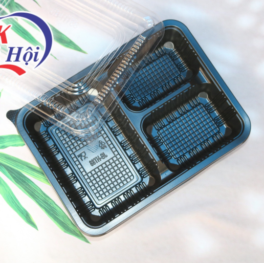 Hộp nhựa đựng cơm 3 ngăn