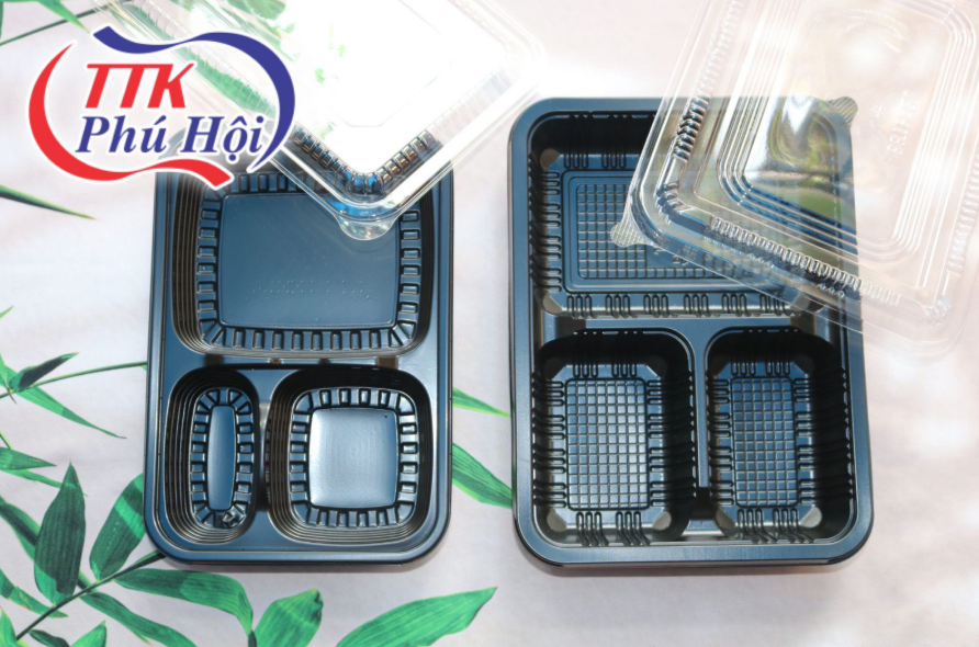 Hộp nhựa đựng cơm 3 ngăn
