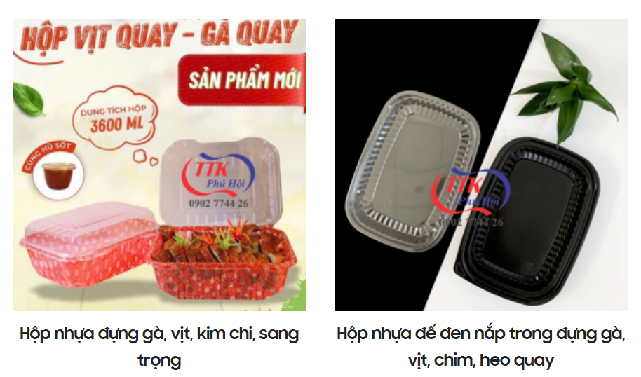Hộp nhựa đựng thức ăn