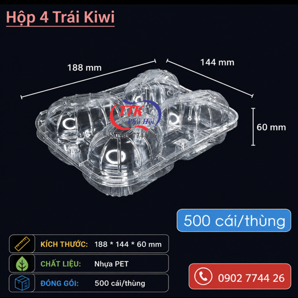 Hộp nhựa đựng trái cây tại TP HCM