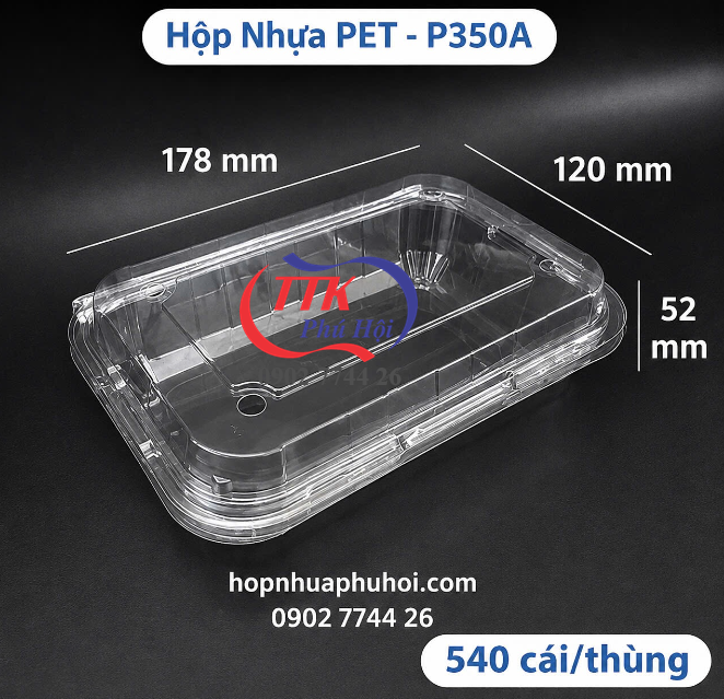Hộp nhựa đựng trái cây tại TP HCM