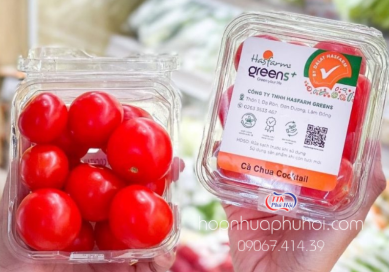 Hộp nhựa trái cây 250g giá rẻ