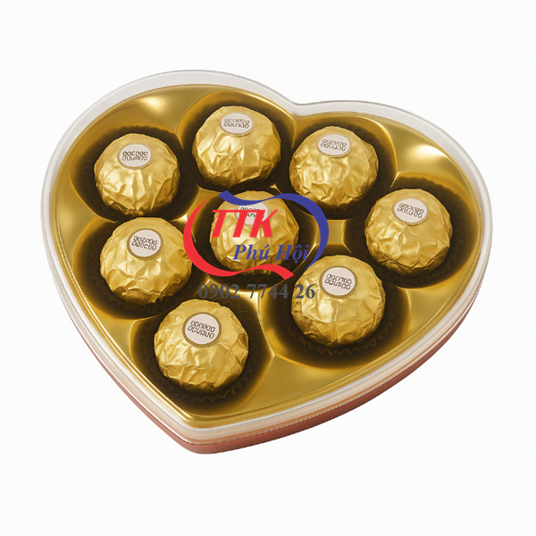 Hộp nhựa trái tim