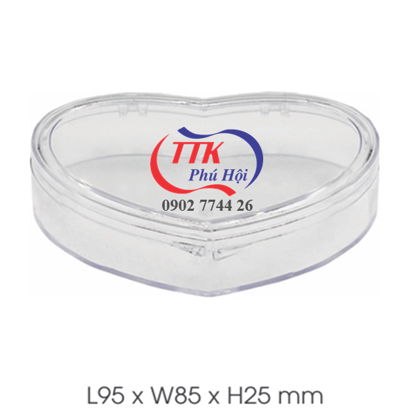 Hộp nhựa trái tim