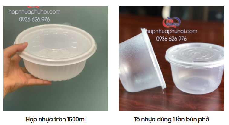 Hộp Nhựa Tròn