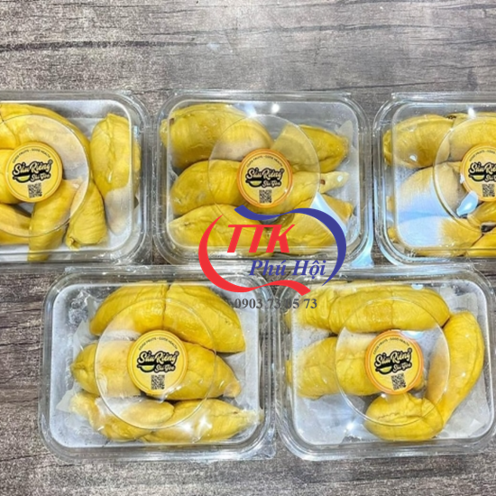 Hộp nhựa trong đựng sầu riêng