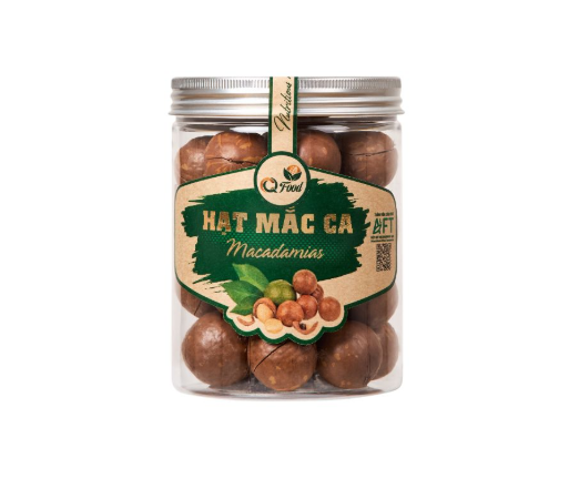 Hũ nhựa nắp nhôm vặn 1200ml đựng hạt macca