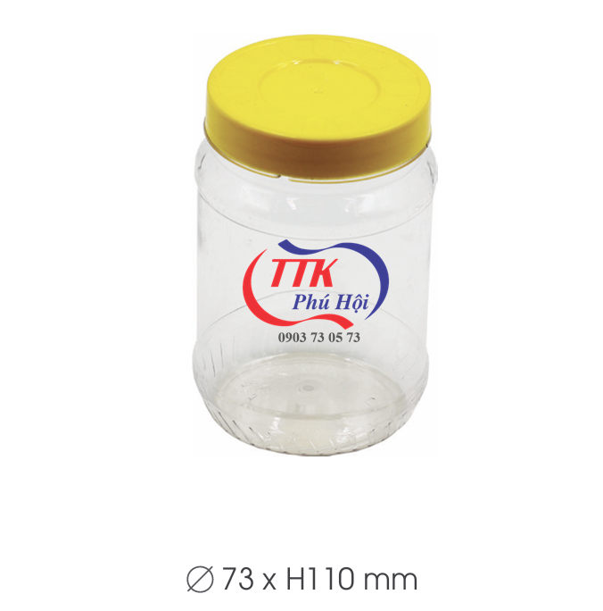 Hũ nhựa nắp nhựa đựng hạt hạnh nhân