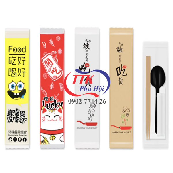 In bao bộ muỗng đũa tăm giấy
