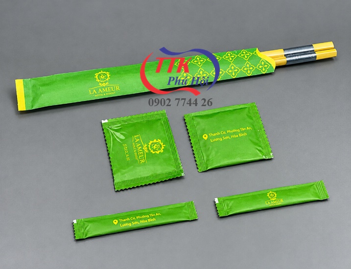 In bao tăm giấy khách sạn, hội nghị, quán ăn