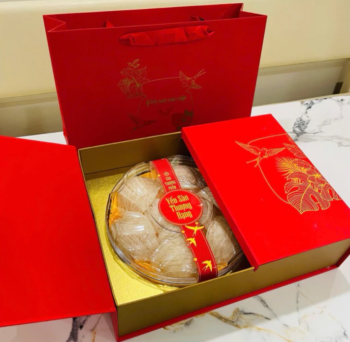 In tem nhãn hộp yến