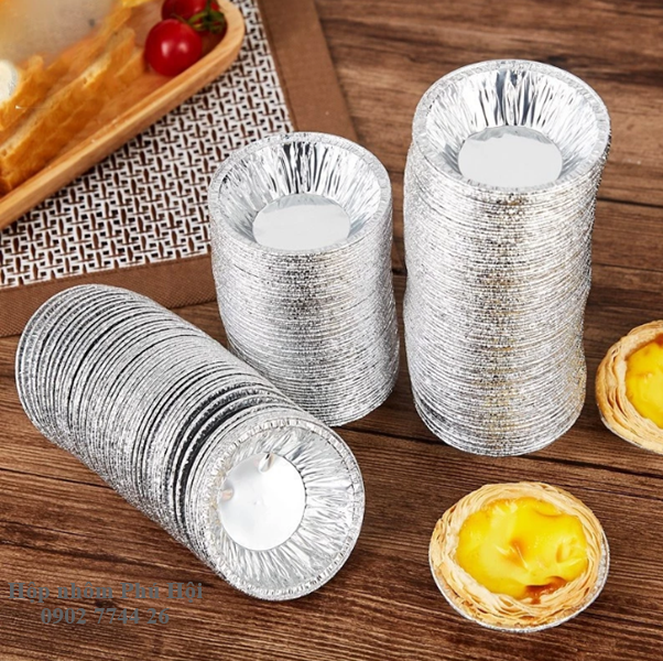 Khay nhôm, khay giấy bạc nướng 55, 70, 100ml