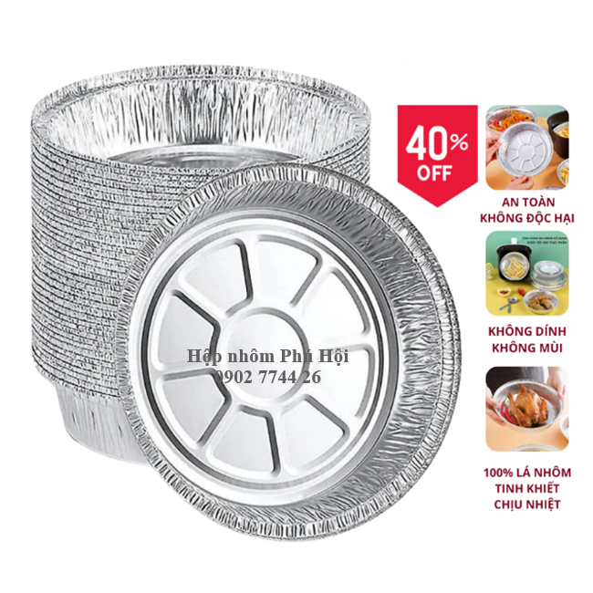 Khay nhôm lót nồi chiên không dầu 1200ml, 1750ml