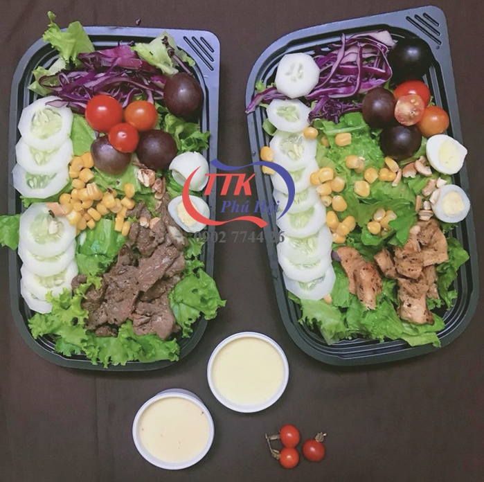 Khay nhựa đựng cơm 1 ngăn