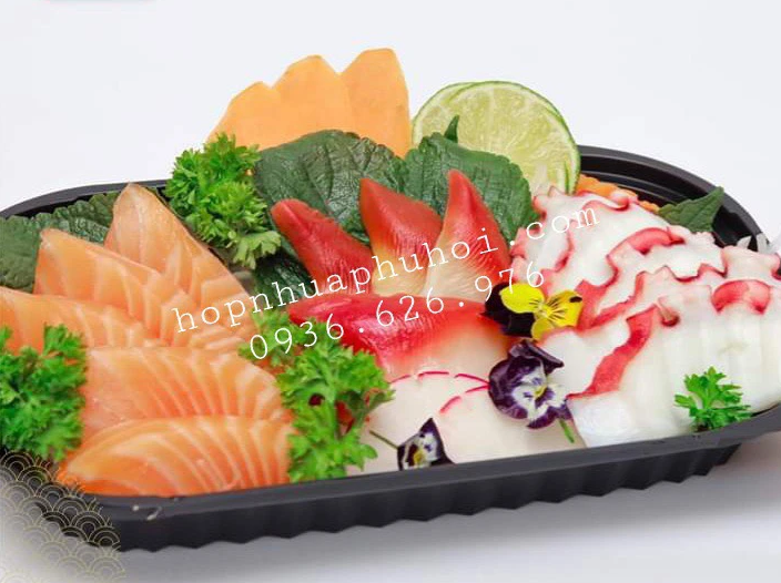 Khay nhựa đựng cơm 1 ngăn lớn