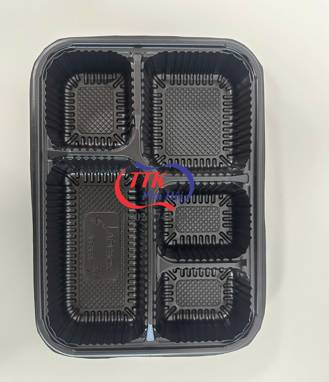 Khay nhựa đựng cơm 5 ngăn