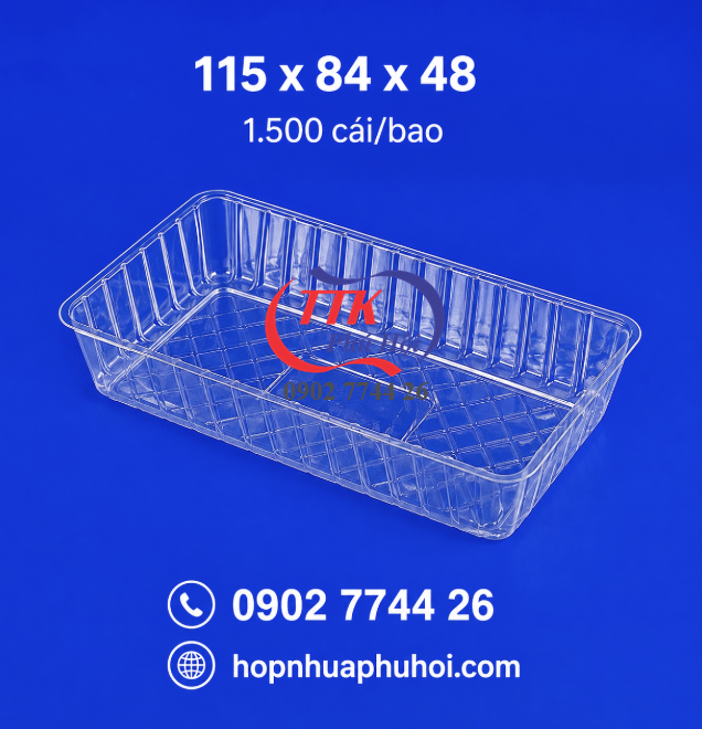 Khay nhựa đựng đồ ăn PH115
