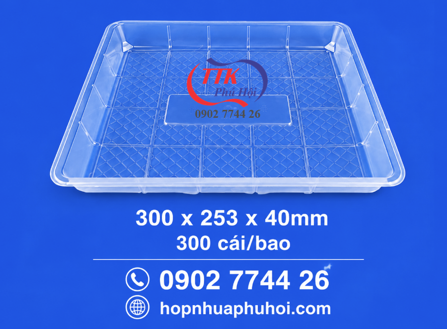 Khay nhựa đựng đồ ăn PH300